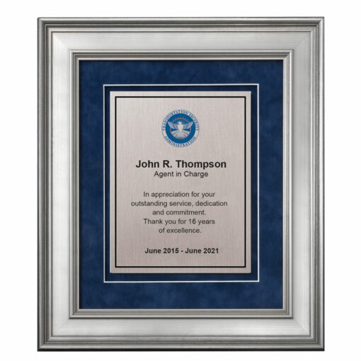 TSA Shadowbox Plaque