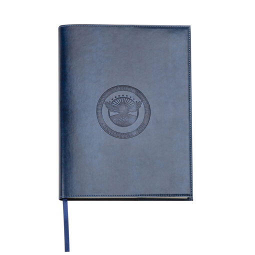 TSA Blue Leather Journal