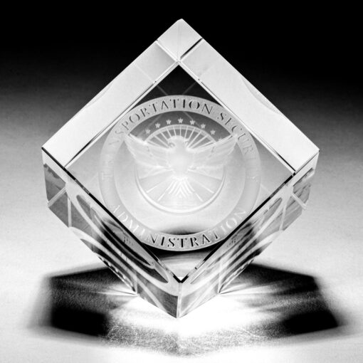 crystal cube award